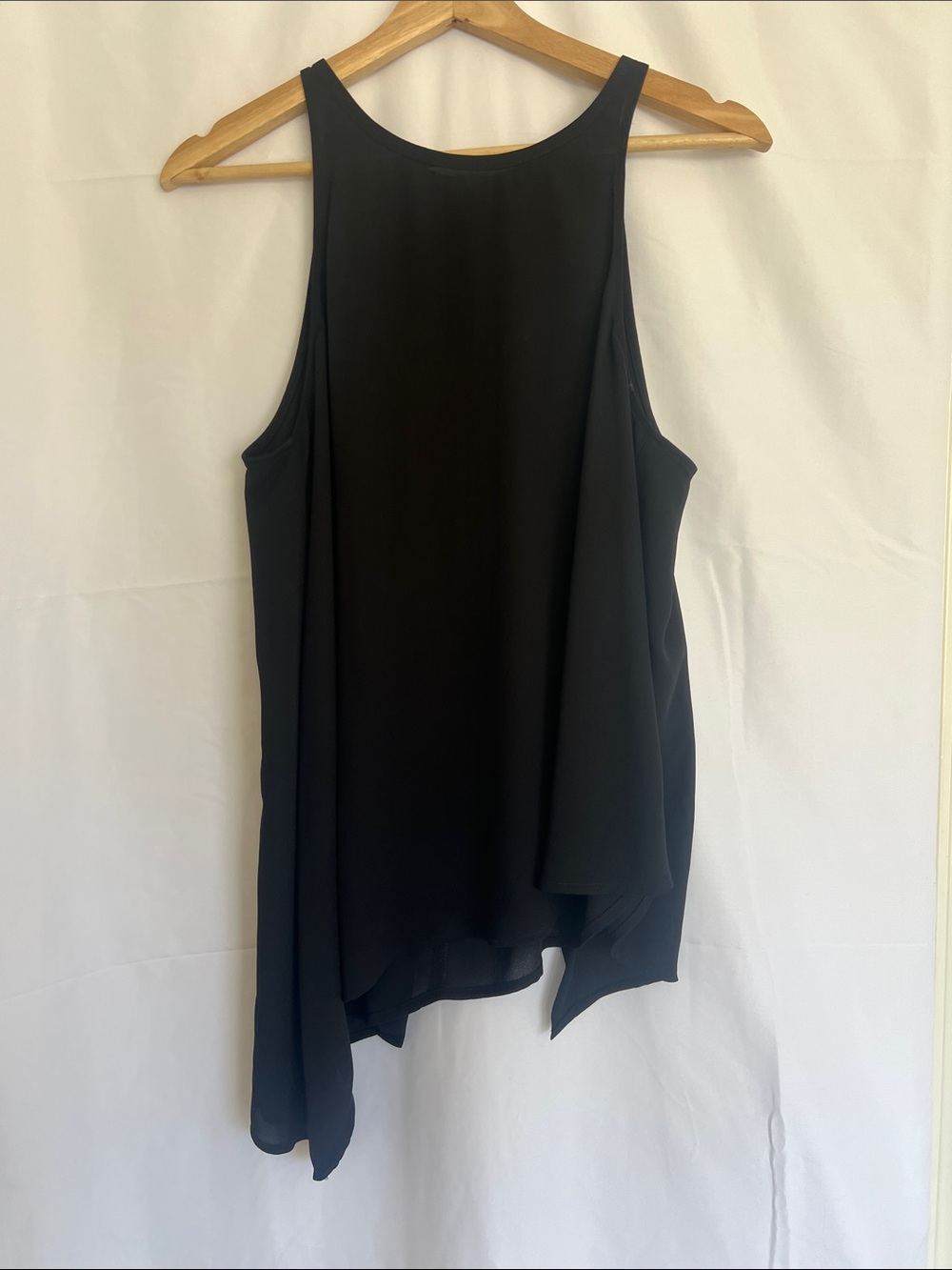 Express Black Sleeveless Tunic Top